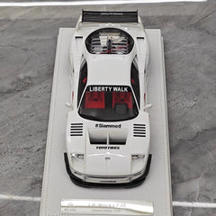 [BBA] 1:18 Ferrari 1987 F40 Liberty Walk Widebody White Model Car Resin