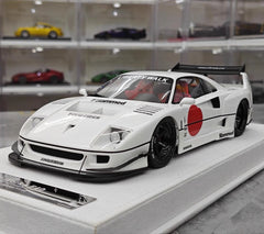 [BBA] 1:18 Ferrari 1987 F40 Liberty Walk Widebody White Model Car Resin