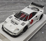 [BBA] 1:18 Ferrari 1987 F40 Liberty Walk Widebody vit modellbil harts