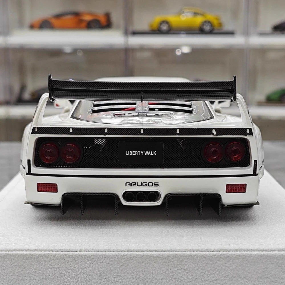 [BBA] 1:18 Ferrari 1987 F40 Liberty Walk Widebody White Model Car Resin