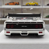 [BBA] 1:18 Ferrari 1987 F40 Liberty Walk Widebody vit modellbil harts