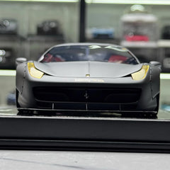 [BBA] 1:18 Ferrari 2011 458 Italia GT 1.0 Liberty Walk Black Model Car Resin