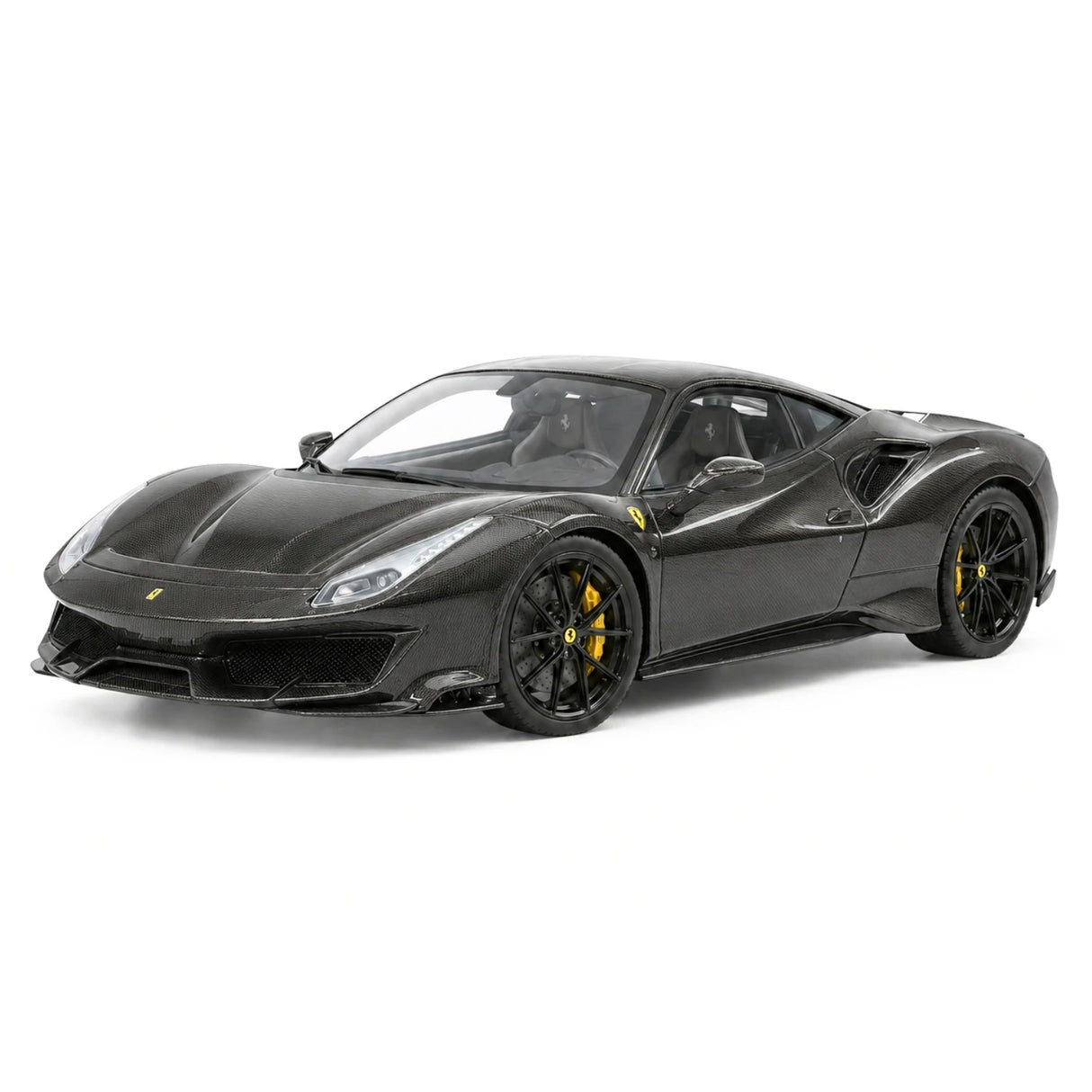 BBA Ferrari 2018 488 Pista Carbon Fiber 1:18 – Collectible Resin Model Resin