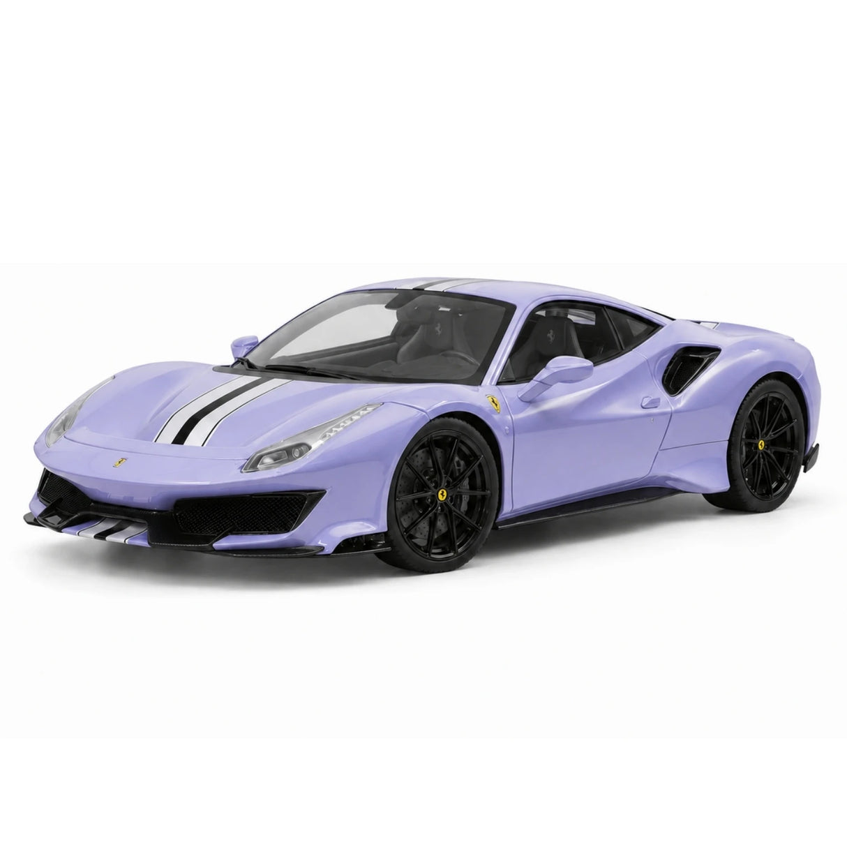 BBA Ferrari 2018 488 Pista Chameleon Purple 1:18 – Sammelobjekt-Resin-Modellharz