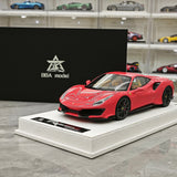 BBA Ferrari 2018 488 Pista Standard Red 1:18 – Sammelobjekt-Resin-Modellharz