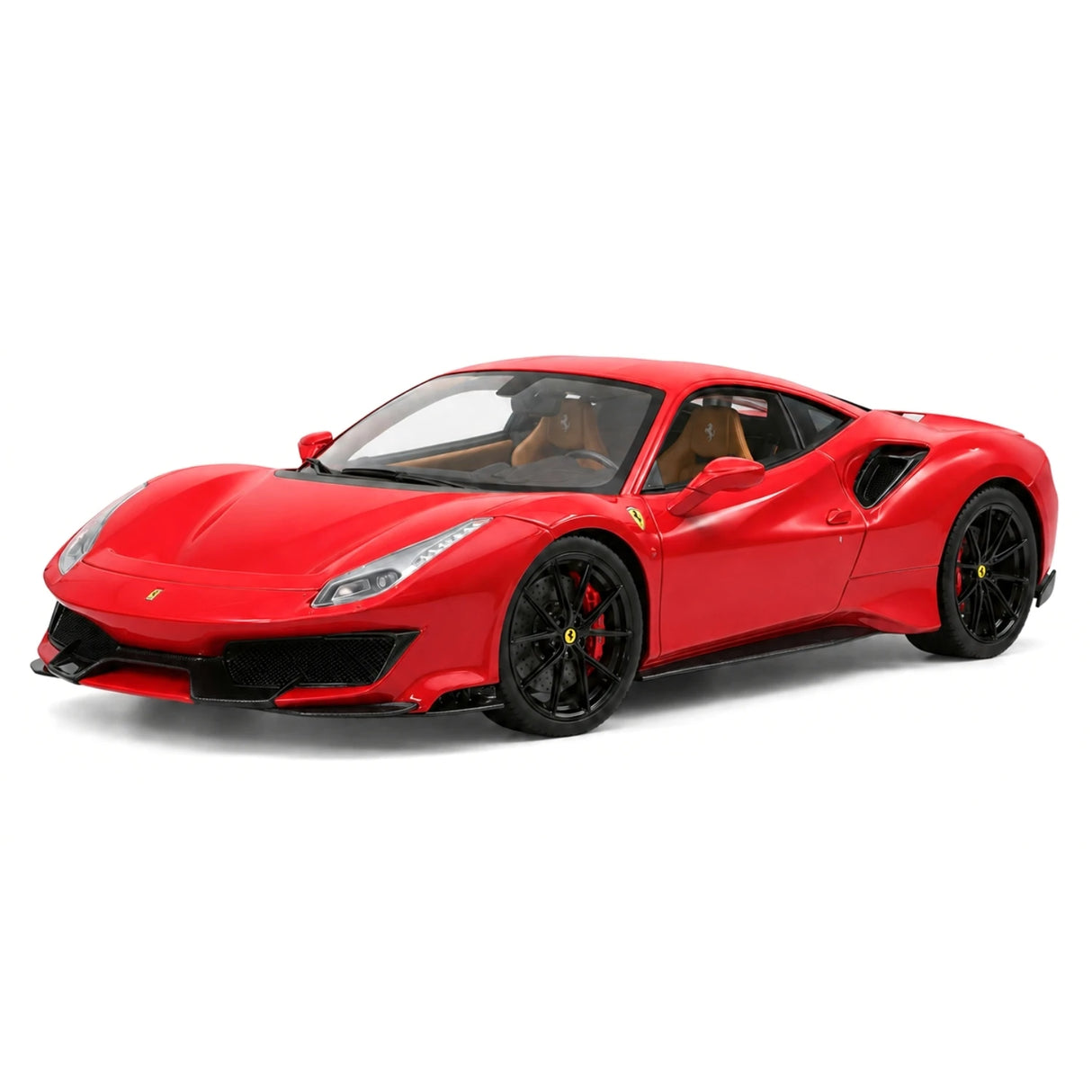 BBA Ferrari 2018 488 Pista Standard Red 1:18 – Sammelobjekt-Resin-Modellharz