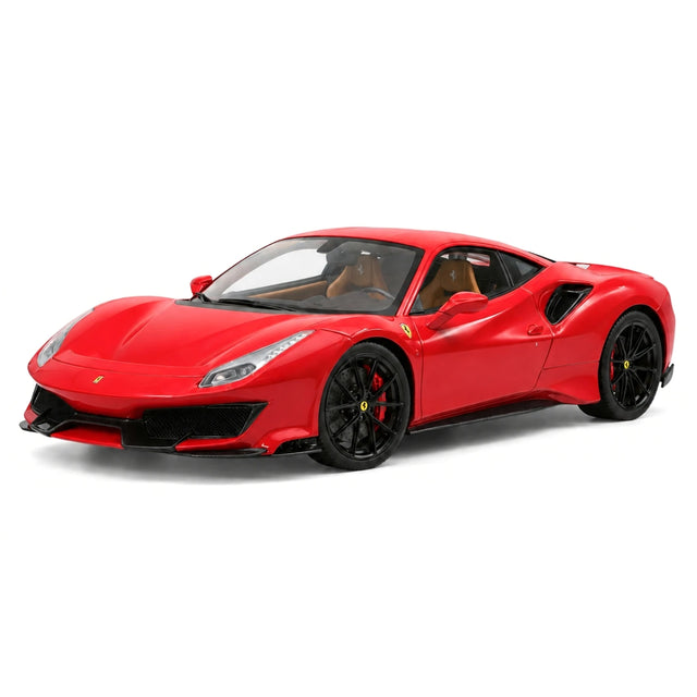 BBA Ferrari 2018 488 Pista Standard Red 1:18 – Sammelobjekt-Resin-Modellharz
