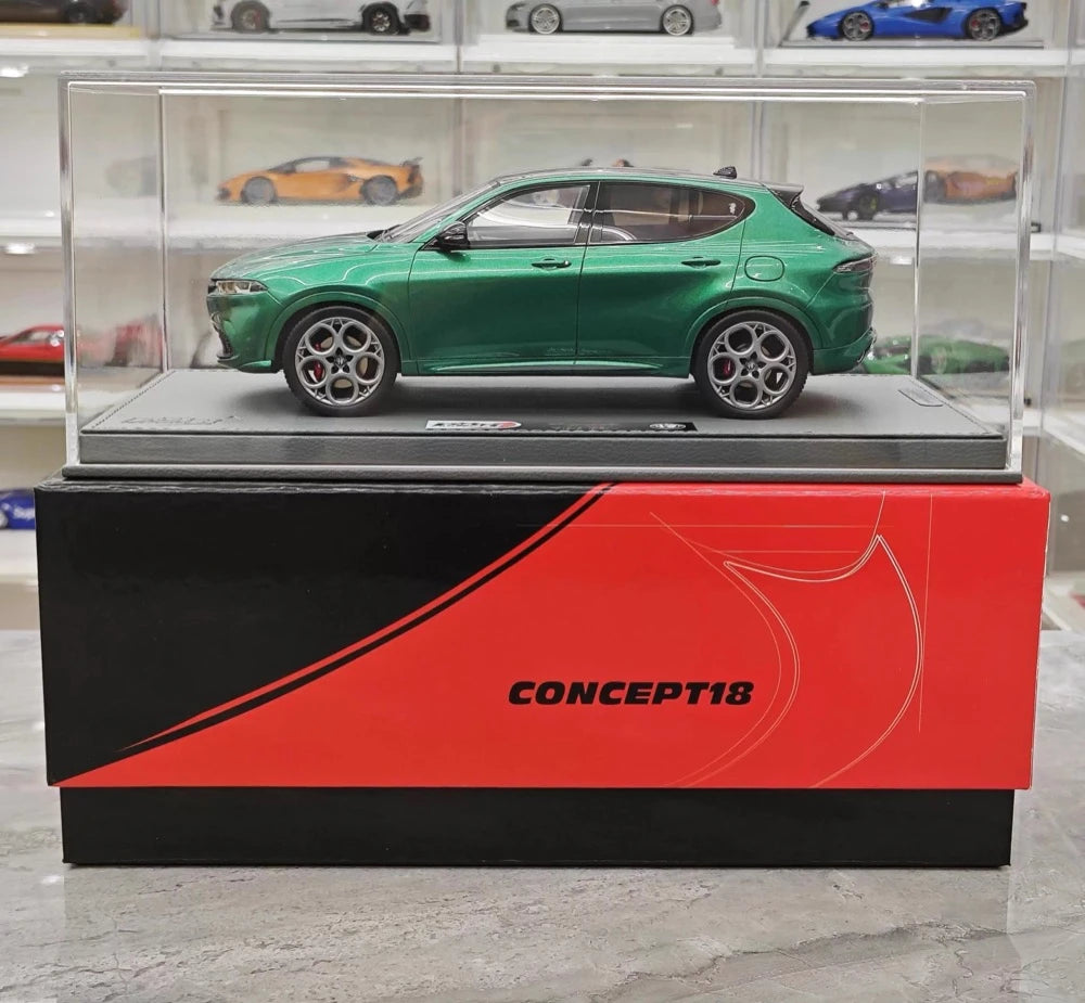 [BBR] 1:18 Alfa Romeo 2023 Tonale Green Model Car Resin