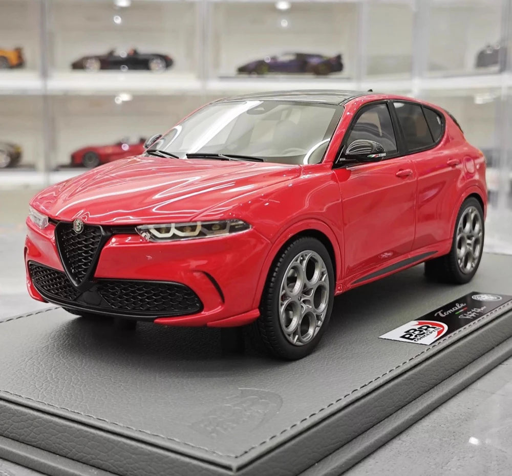 [BBR] 1:18 Alfa Romeo 2023 Tonale Red Model Car Resin