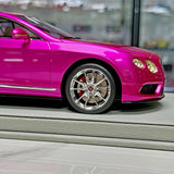 [BBR] 1:18 Bentley 2012 Continental GT V8 Pink Model Car Resin