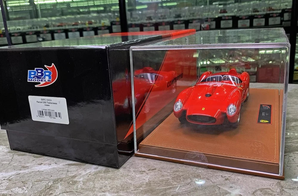 [BBR] 1:18 Ferrari 1957 250 Testa Rossa Red Model Car Resin