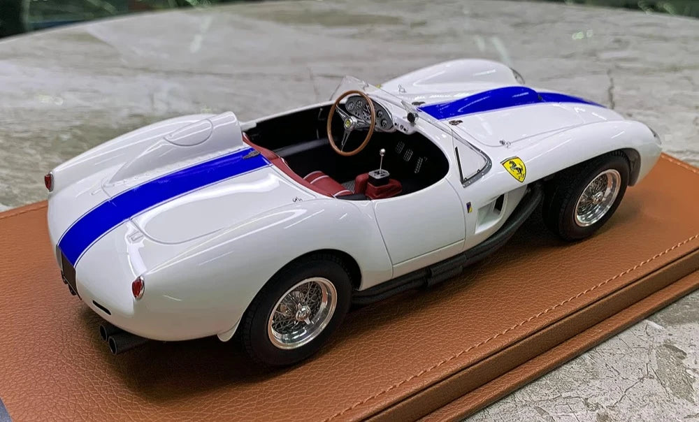 [BBR] 1:18 Ferrari 1957 250 Testa Rossa White Model Car Resin