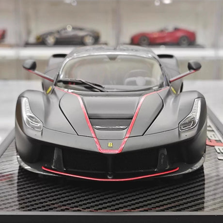 [BBR] 1:18 Ferrari 2013 LaFerrari Alonso Edition Matte Black Model Car Die-Cast
