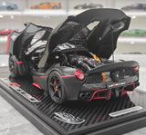 [BBR] 1:18 Ferrari 2013 LaFerrari Alonso Edition mat noir voiture miniature Die-Cast