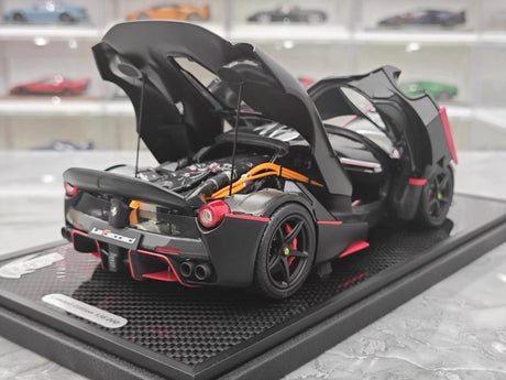 [BBR] 1:18 Ferrari 2013 LaFerrari Alonso Edition Matte Black Model Car Die-Cast