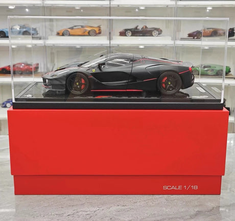 [BBR] 1:18 Ferrari 2013 LaFerrari Alonso Edition Matte Black Model Car Die-Cast
