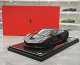 [BBR] 1:18 Ferrari 2013 LaFerrari Alonso Edition mat noir voiture miniature Die-Cast