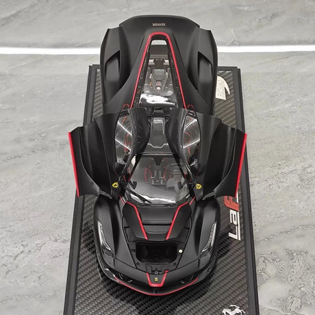 [BBR] 1:18 Ferrari 2013 LaFerrari Alonso Edition Matte Black Model Car Die-Cast