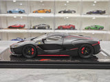[BBR] 1:18 Ferrari 2013 LaFerrari Alonso Edition mat noir voiture miniature Die-Cast