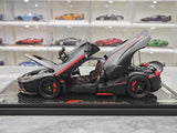 [BBR] 1:18 Ferrari 2013 LaFerrari Alonso Edition mat noir voiture miniature Die-Cast