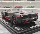 [BBR] 1:18 Ferrari 2013 LaFerrari Alonso Edition mat noir voiture miniature Die-Cast