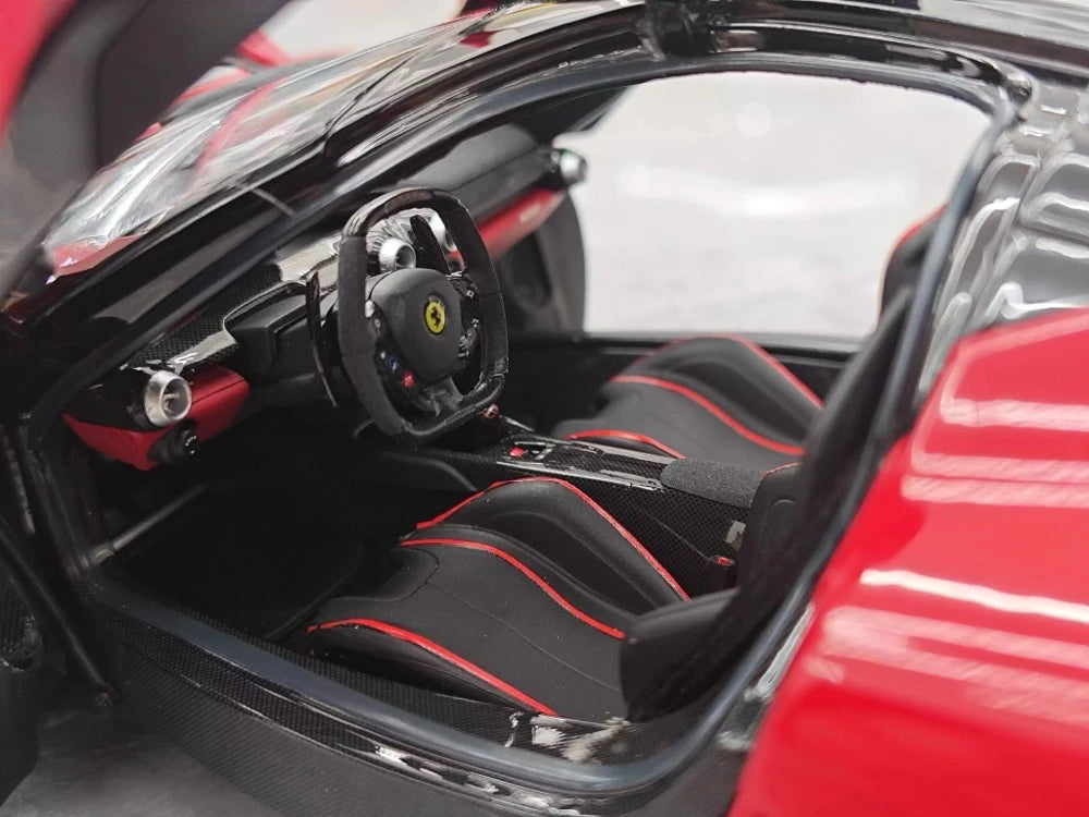 [BBR] 1:18 Ferrari 2013 LaFerrari Coupe Rosso Corsa Black Roof Model Car Die-Cast