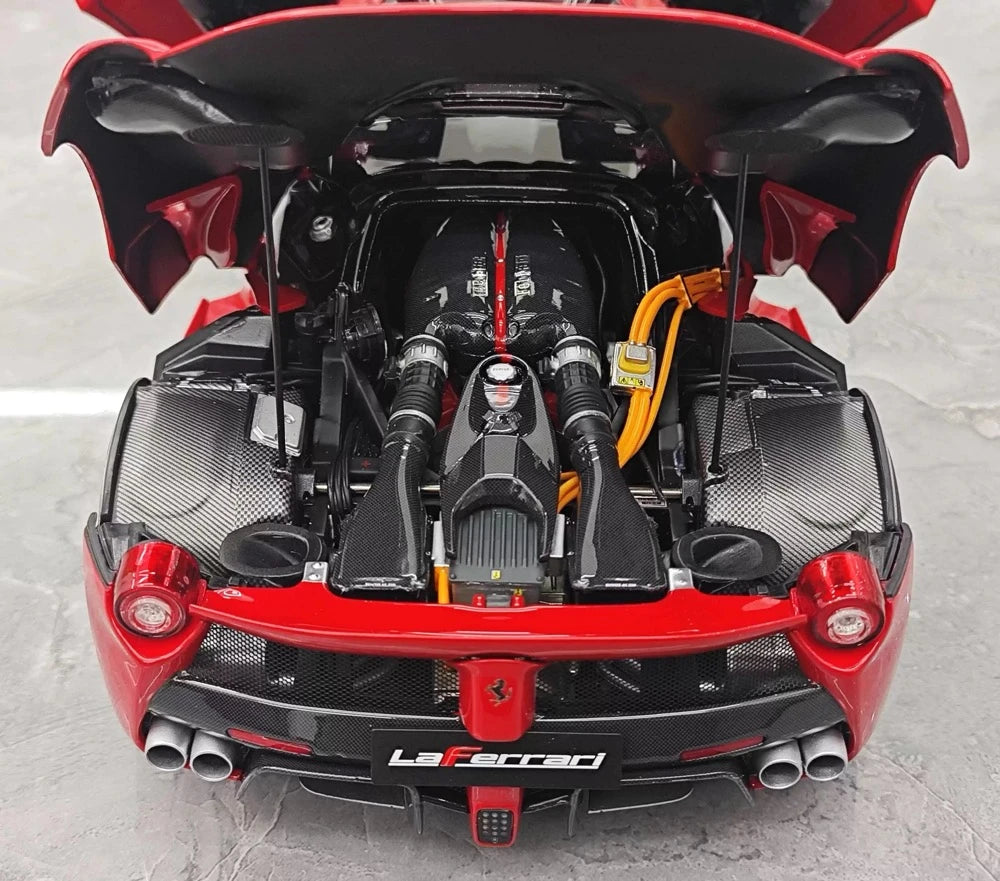 [BBR] 1:18 Ferrari 2013 LaFerrari Coupe Rosso Corsa Black Roof Model Car Die-Cast