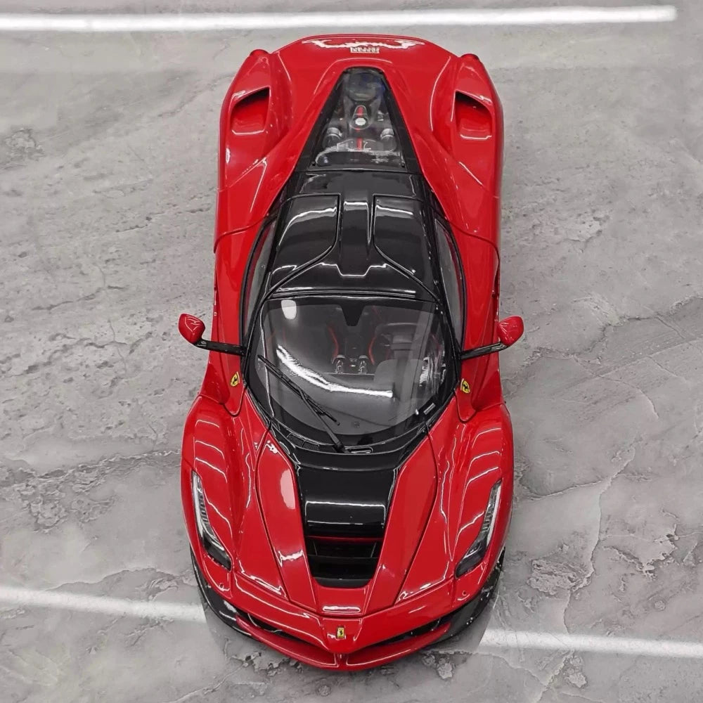 [BBR] 1:18 Ferrari 2013 LaFerrari Coupe Rosso Corsa Black Roof Model Car Die-Cast