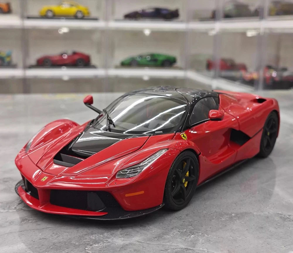 [BBR] 1:18 Ferrari 2013 LaFerrari Coupe Rosso Corsa Black Roof Model Car Die-Cast