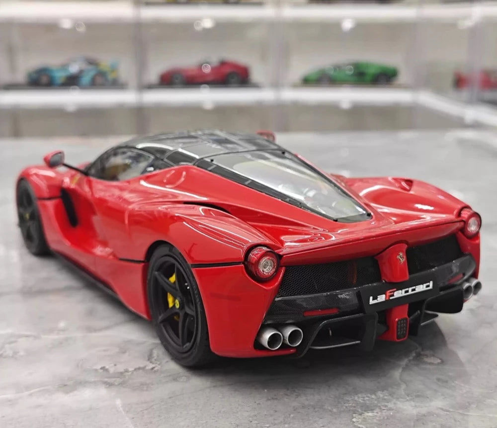 [BBR] 1:18 Ferrari 2013 LaFerrari Coupe Rosso Corsa Black Roof Model Car Die-Cast