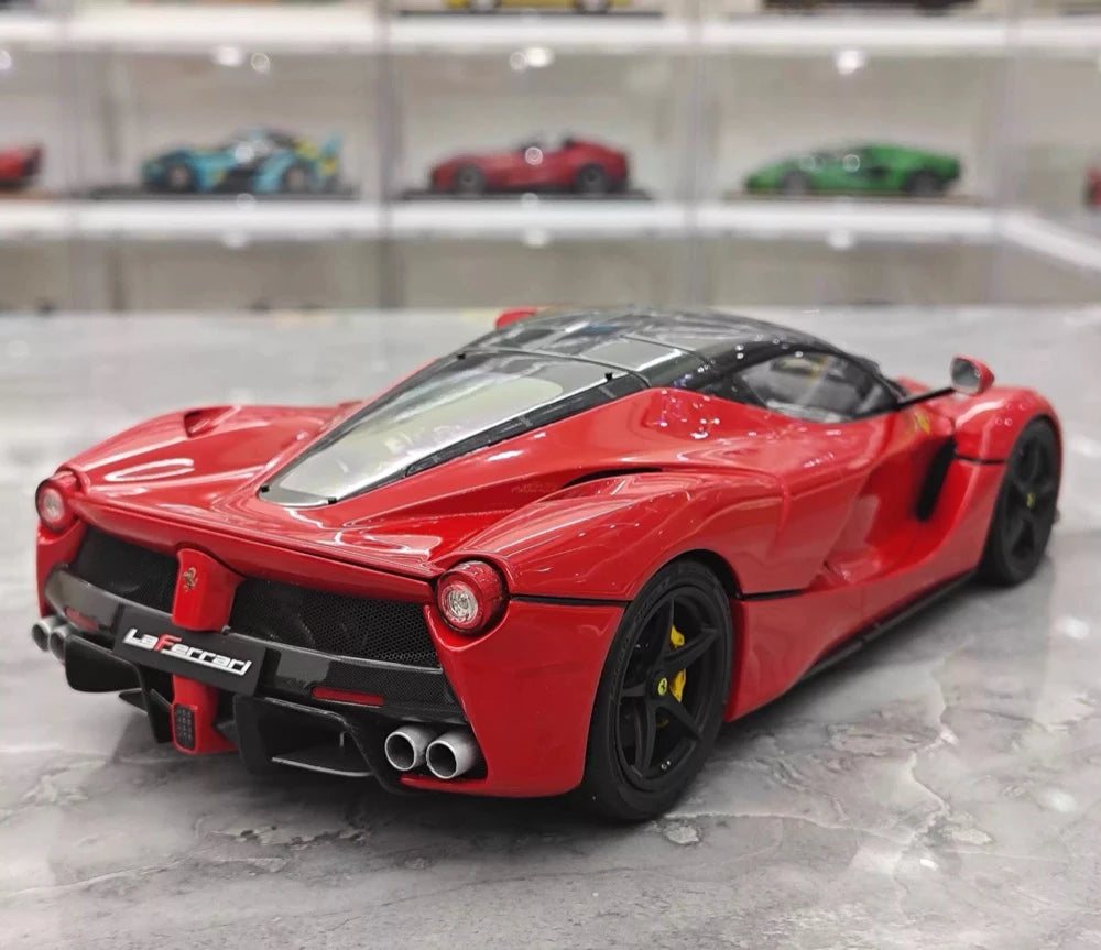 [BBR] 1:18 Ferrari 2013 LaFerrari Coupe Rosso Corsa Black Roof Model Car Die-Cast