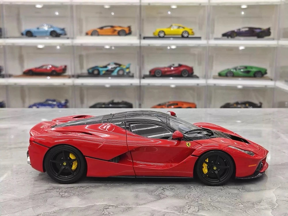 [BBR] 1:18 Ferrari 2013 LaFerrari Coupe Rosso Corsa Black Roof Model Car Die-Cast