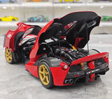 [BBR] 1:18 Ferrari 2013 LaFerrari Coupe Red Nero Carbon Roof Model Car Die-Cast