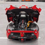 [BBR] 1:18 Ferrari 2013 LaFerrari Coupe Red Nero Carbon Roof Model Car Die-Cast