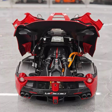 [BBR] 1:18 Ferrari 2013 LaFerrari Coupe Red Nero Carbon Roof Model Car Die-Cast