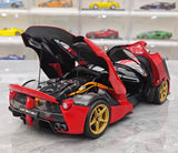 [BBR] 1:18 Ferrari 2013 LaFerrari Coupe Red Nero Carbon Roof Model Car Die-Cast
