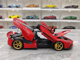[BBR] 1:18 Ferrari 2013 LaFerrari Coupe Red Nero Carbon Roof Model Car Die-Cast