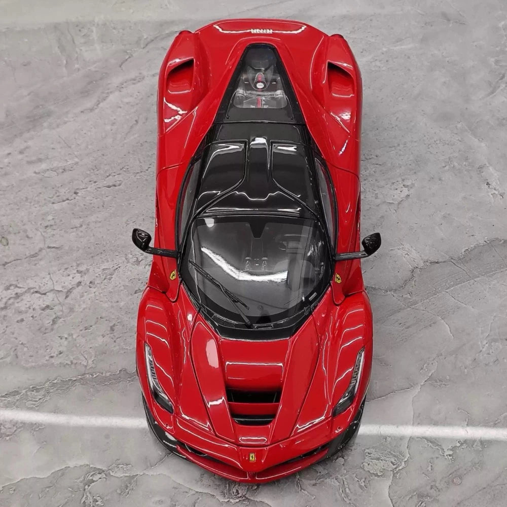 [BBR] 1:18 Ferrari 2013 LaFerrari Coupe Red Nero Carbon Roof Model Car Die-Cast
