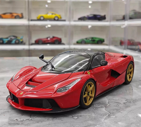 [BBR] 1:18 Ferrari 2013 LaFerrari Coupe Red Nero Carbon Roof Model Car Die-Cast