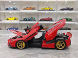 [BBR] 1:18 Ferrari 2013 LaFerrari Coupe Red Nero Carbon Roof Model Car Die-Cast
