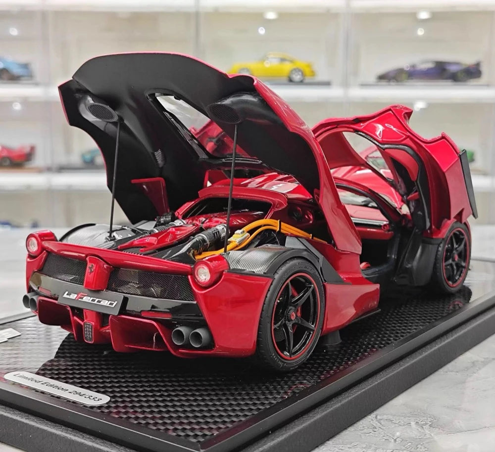 [BBR] 1:18 Ferrari 2013 LaFerrari Metallic Red Model Car Die-Cast