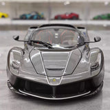 [BBR] 1:18 Ferrari 2016 LaFerrari Aperta grå modellbil Die-Cast
