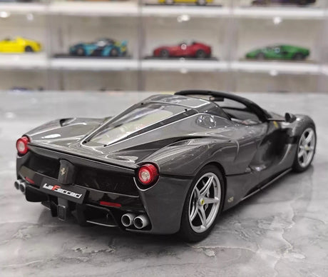 [BBR] 1:18 Ferrari 2016 LaFerrari Aperta Gray Model Car Die-Cast