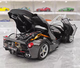 [BBR] 1:18 Ferrari 2016 LaFerrari Aperta grå modellbil Die-Cast