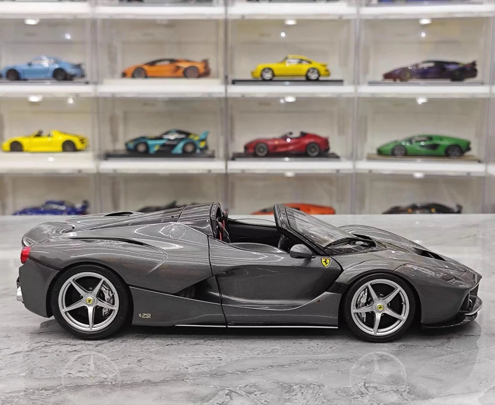 [BBR] 1:18 Ferrari 2016 LaFerrari Aperta Gray Model Car Die-Cast