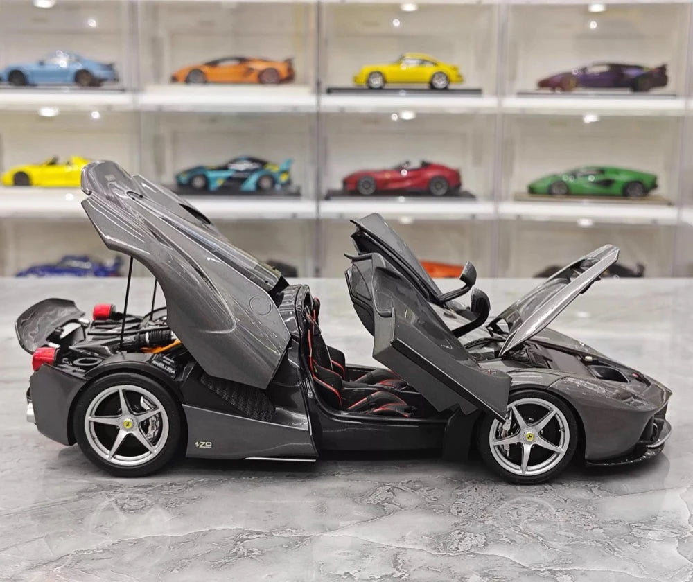 [BBR] 1:18 Ferrari 2016 LaFerrari Aperta Gray Model Car Die-Cast