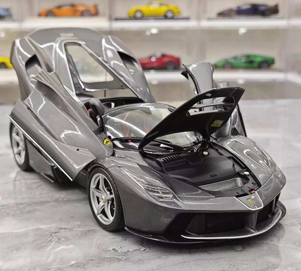 [BBR] 1:18 Ferrari 2016 LaFerrari Aperta Gray Model Car Die-Cast