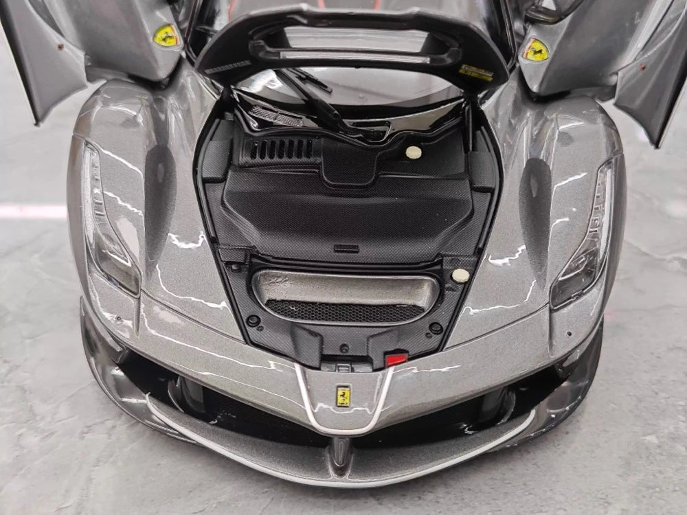 [BBR] 1:18 Ferrari 2016 LaFerrari Aperta grå modellbil Die-Cast