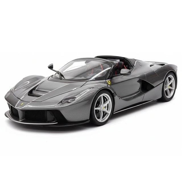 [BBR] 1:18 Ferrari 2016 LaFerrari Aperta grå modellbil Die-Cast