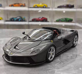 [BBR] 1:18 Ferrari 2016 LaFerrari Aperta grå modellbil Die-Cast